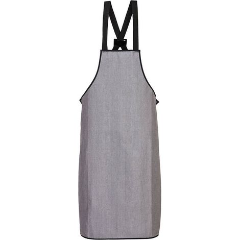 grembiule con bavetta resistente ai tagli - grigio - Portwest (1/2)
