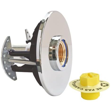 Sortie de cloison simple Fixoplac droit PER à sertir Ø16 - femelle 1/2'' (15/21) pour machine à laver