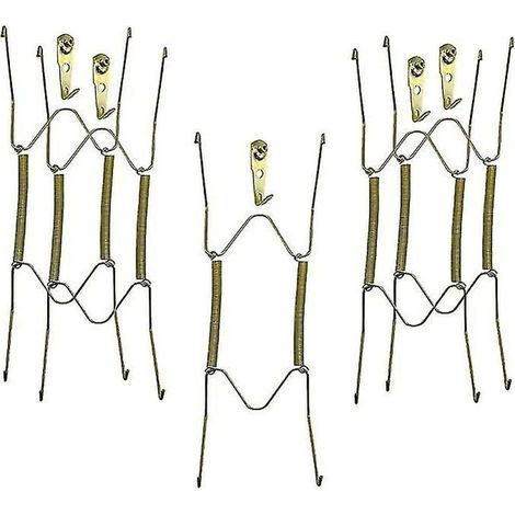 5er-Pack dekorative Tellerhalter für die Wand, 8 Zoll (ca. 20 cm), inklusive Befestigungshaken (1/4)