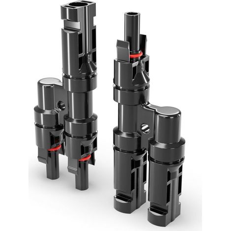 PV4 Solaire 2-Fois Y Connector Pair 1500V Masculin/Féminin T-Type IP67 Waterproof (Connecteur Solaire Photovoltaïque) Distributeur, Splitter, PV Coupleur, Connecteur Solaire, Panneau Solaire (1/5)