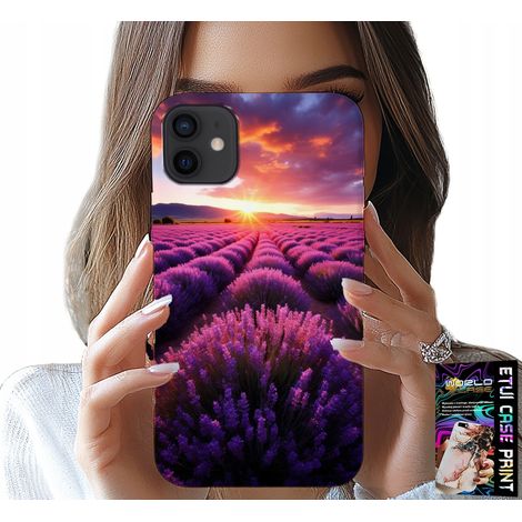 Custodia per iPhone 13 mini - campo di lavanda, splendidi paesaggi, motivi (1/5)