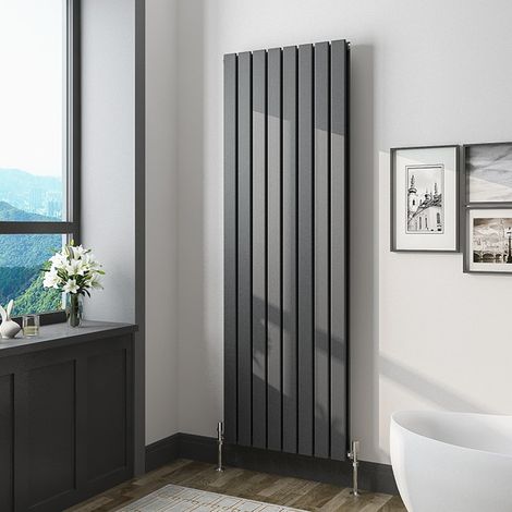 1600x544mm Vertical Tall Upright Central Radiators Double Anthracite Flat Panel Radiator