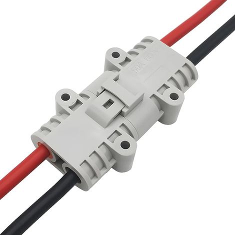 Connecteur Batterie Prise de Connecteur étanche, pour climatiseur, camping-car, caravane, bateau, avec fil électrique 8 AWG