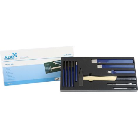 ADB Werkzeugeinlage Schubladen Werkzeug Einlage Hammer & Meißel Set 11-teilig (1/5)