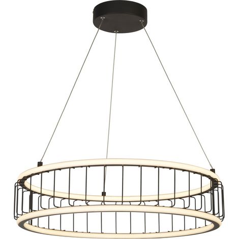 Lampe suspendue lampe à suspension lampe de table à manger LED grille lampe de salon dimmable H 150 c (1/4)