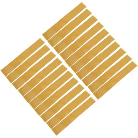 Lot de 20 bandes adhésives double face en PVC, 5 x 35,5 cm (2 x 14 po), pour le positionnement précis des lames de scie à bois. (1/5)