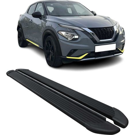 Marchepieds latéraux pédale pour Nissan Juke II 2019-2026 Noir 2Pcs Aluminium (1/5)