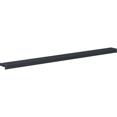 appui de fenêtre en PVC gris anthracite finition imitation bois (1/5)