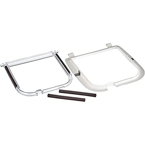 Ferplast Portina di Ricambio per Gatti Gattaiola Porta Basculante Swing 5-7 Taglia Piccola, Bianco (1/4)