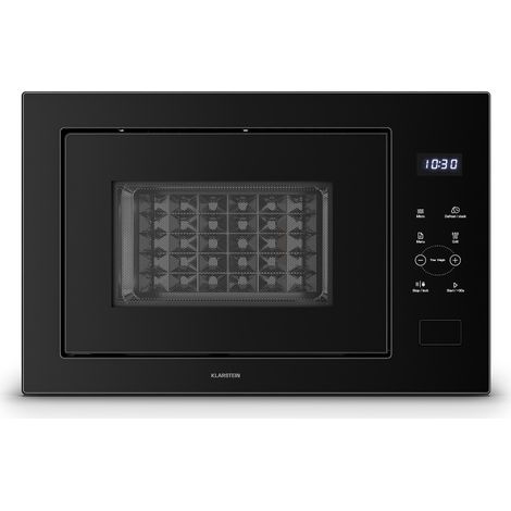Klarstein Velaire - Forno a microonde da incasso con grill Grill: 1200 W Microonde: 850 W 60 cm