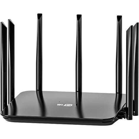 Routeur WiFi 6, Router WiFi AX1500 Bi-Bande, 7 6dBi Antennes à Haut Puissance, Large Couverture,Gestion Intelligente des Visiteurs (1/4)