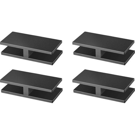 Pinces à verre rectangulaires pour garde-corps en verre trempé de 8 à 12 mm, 4 pcs, pince de montage de verre en acier inoxydable 304, épaisseur de 5 mm pour balcon, jardin, piscine, escalier (1/5)