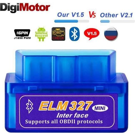 Scanner OBD2 - ELM327 V 1.5 - Bluetooth - Compatible Android - Outil de Diagnostic Auto (1/4)