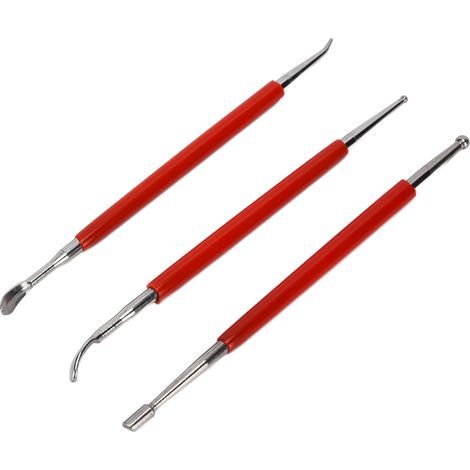 3 Pièces Stylo à Pointes Double Embout Large Gamme d'Applications Durable pour Modelage Sculpture
