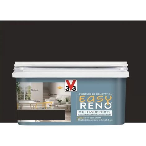 Peinture Multi-Supports V33 Easy Réno Noir graphite 2 L