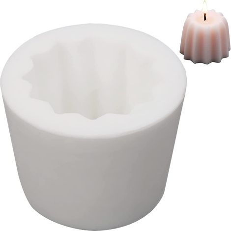 Molde De Silicona - Para Velas Y Jabones Artesanales - Flexible Y Reutilizable - 1 Unidad (1/5)