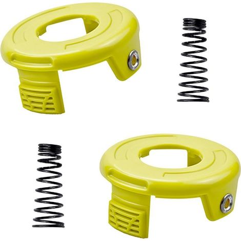 couvercles de bobine de débroussailleuse, compatibles avec Ryobi RAC118 RAC119, pour Ryobi RLT3025F,RLT3025S,RLT3525S,RLT2523,RLT3525,RLT3123(2 capuchons + 2 ressorts) (1/3)