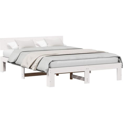 Maison Exclusive - Estructura de cama 150 x 200 cm Madera de pino