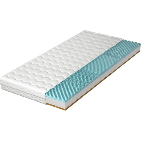 Matelas Pullas , Mousse de polyuréthane, Fibre de noix de coco, Mousse polyuréthane t25, À deux côtés, Mousse de polyuréthane (1/2)
