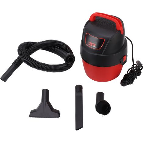 Aspirateur auto eau et poussière 100W 12V 5m 4L professionnel nettoyage voiture (1/5)