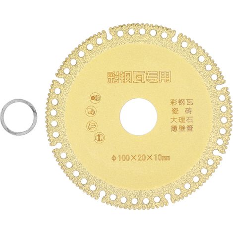 4 Inch Diamond Saw Blade Quick Cutting Stable Incisive Disc for Tile Marble Thin Wall Pipe
