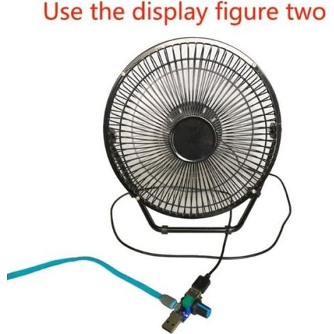 Contrôleur De Vitesse De Ventilateur - USB DC 4-12V - Réglage Continu 2,5-8,0V - Pour Ventilateurs USB 5V - 1 Pièce (1/4)