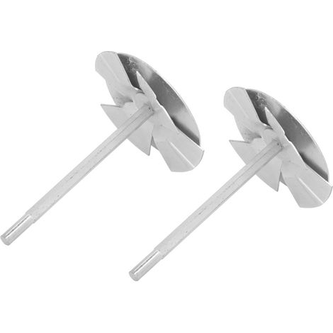 Lot de 2 alésoirs pour tuyaux PVC de 7,6 cm (3 po) en acier inoxydable, outil de plomberie pour perceuse électrique de 1,3 cm (1/2 po).
