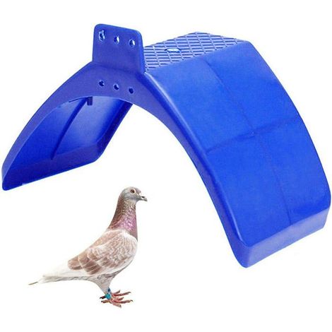 Perchoirs pour pigeonniers Lot de 20 Plastique bleu Trou de vis Pour pigeonnier 20 x 10 x 12,5 cm (1/5)