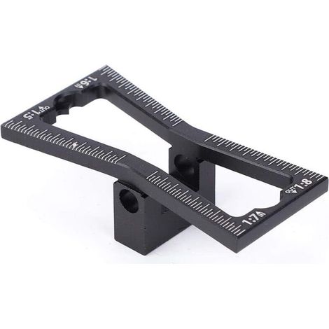 règle à queue d'aronde en aluminium pour le travail du bois, tenon à queue d'aronde