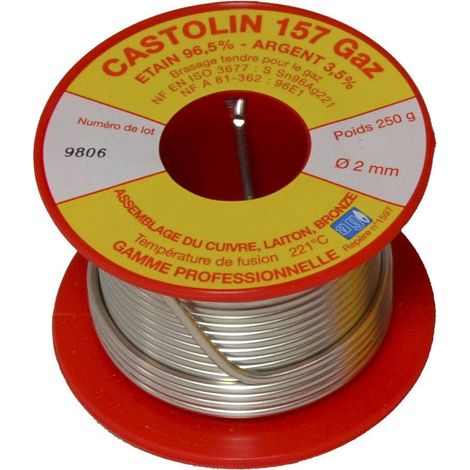 Métal d'apport flamme 157 GAZ-157GAZ2002P ESC:754976 - Castolin