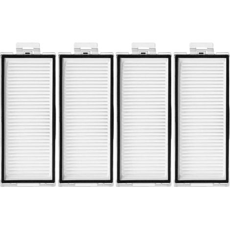 Paquete de 4 filtros HEPA de repuesto compatibles con las aspiradoras robot Roborock Q8, Q7 MAX y MAX Plus (Repuestos)