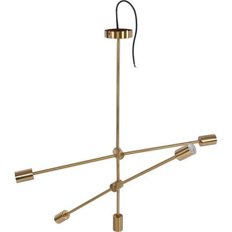 Lustre Moderne Élégant Stable Ferme Ligne Géométrique Lustre Plafonnier 110-220V (1/5)