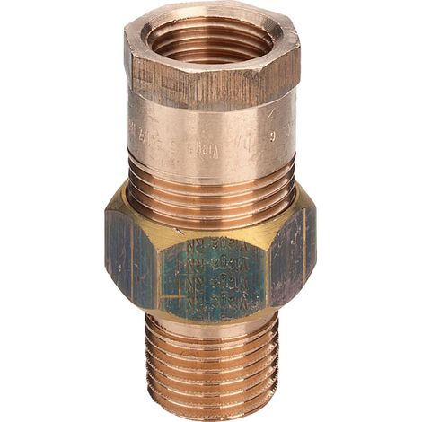 Viega Racor, R 1/2, Rp 1/2 Bronce rojo o bronce de silicio Modelo 3341, 447007