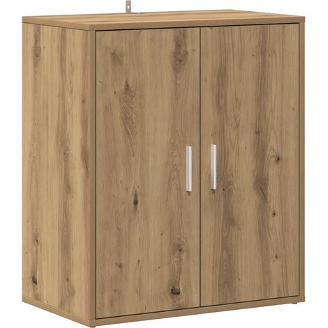 Zapatero de 60 x 35 x 70 cm con 5 estantes estilo moderno y práctico acabado en roble artesanal fabricado en madera de ingeniería 020050910 (1/5)