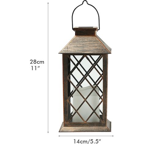 LED-Solar-Kerzenlampe, flammenlose Gartenlampe, wasserdichte Außenbeleuchtung, dekorative Leuchten (1/5)