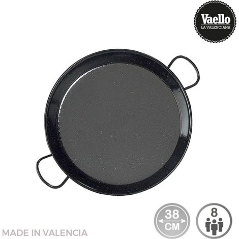Padella per paella smaltata per induzione e vetroceramica ø38cm (8 persone) vaello (1/2)
