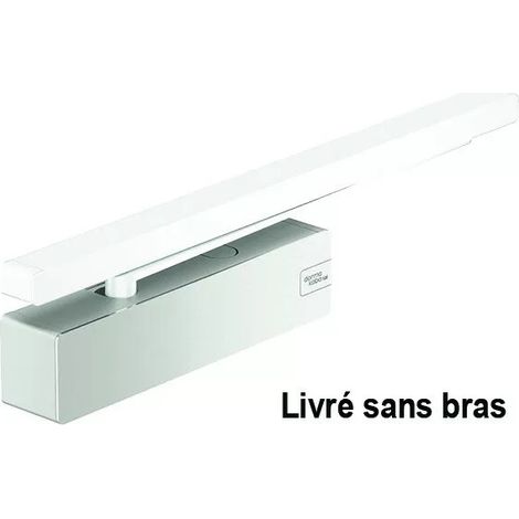 FERME PORTE TS92B XEA 1-4 NOIR 9005 SANS BRAS AVEC PLAQUE DE MONTAGE