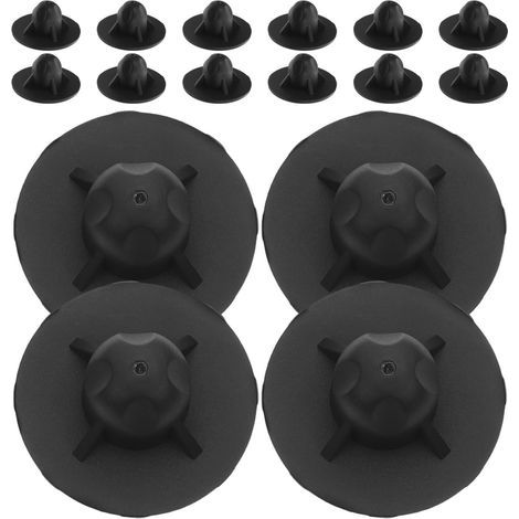 Lot de 16 Embouts pour Pieds De Meubles D’ExtéRieur 16 Mm Patins Anti-Enfoncement pour Chaise De Camping ProtèGe-Pieds pour Tabourets Pliants Lits De Camping Et Chaises De Patio (1/5)
