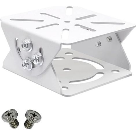 Soporte conector universal 2D para montaje en poste para cámaras de seguridad CCTV