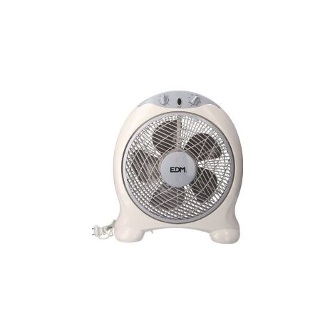 VENTILATEUR BOX FAN BLANC/GRIS - 45 W (1/4)