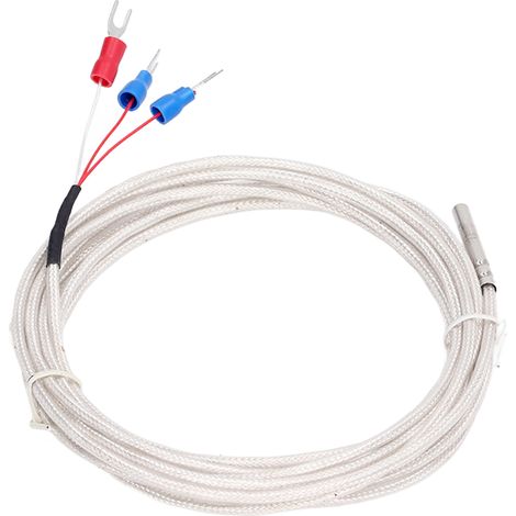 Sonde de température Pt100 étanche à 3 fils, thermistance de type K, thermocouple pour régulateur de température constante, 3 m