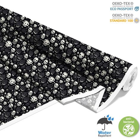 TESSUTI DECORATIVI PER ESTERNI OXFORD - Motivo Teschio I DX5009 (1/5)
