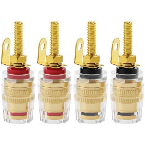 4mm banana plugs for amplifier speaker.