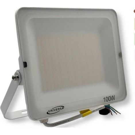FARO FARETTO LED UNIVERSO 30W 50W 100W CCT-SWITCH TRIAC IP65 BIANCO 220V ACCIAIO 100W