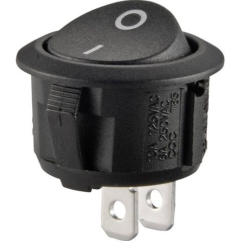 TRU COMPONENTS 1587630 INTERRUPTEUR À BASCULE TC-R13-208A-02 PRINT 0 I 250 V/AC 10 A 1 X OFF/ON À ACCROCHAGE 1 PC(S)