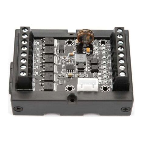 PLC Industrielle Steuerplatine FX1N-14MT Programmierbares Relaisverzögerungsmodul mit Gehäuse kann Tausende von Funktionen realisieren, 10-28 VDC