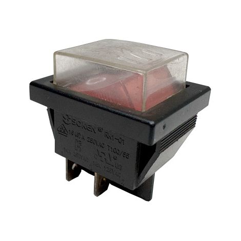 SOKEN RK1-01 Wippschalter 250V 16A 4Pin Kippschalter (1/4)