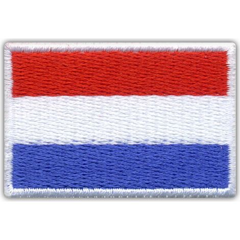 Aufnäher mit der Flagge der Niederlande – zum Aufbügeln/Heißsiegeln – gestickter Aufnäher/Abzeichen/Emblem