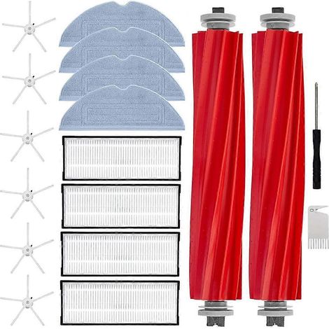 Ensemble d'accessoires pour aspirateur robot S7 Pro Ultra/S7 MaxV Ultra : sacs à poussière, brosse rotative principale. (1/5)