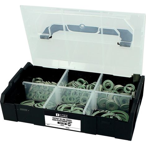 Joints fibre élastomère vert Jarnon coffret L-BOXX de 280 joints - NORD PICARDIE JOINTS